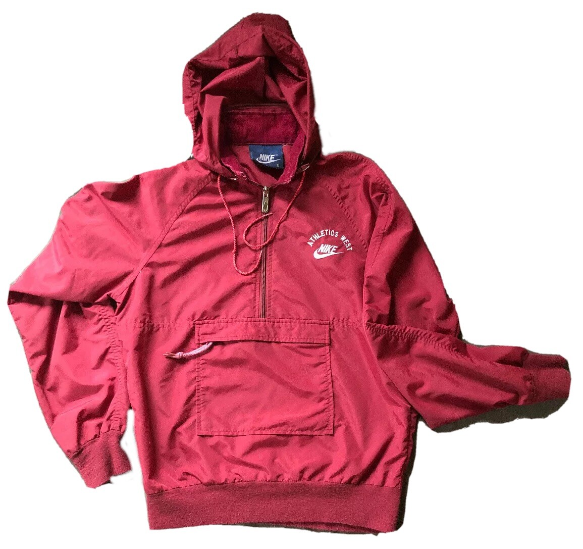 Vintage Rare Nike Blue Tag Athletics West Pullover Jacket Coat