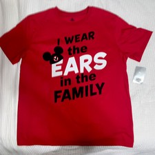 NWT Disney Tee Mens Shirt - DISNEYLAND DISNEYWORLD MICKEY MOUSE L