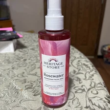 Heritage Store Rosewater 8 oz Liquid