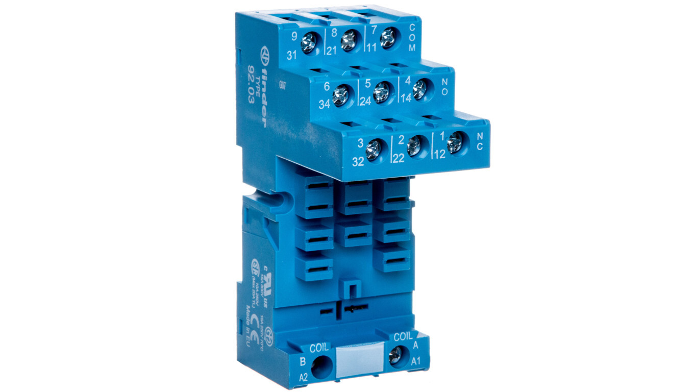 Socket for series 62 for DIN 92.03SMA rail /T2UK