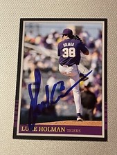 LSU Tigers LUKE HOLMAN Signed Card