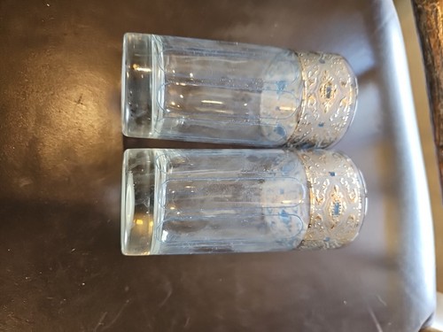 2 CULVER SORRENTO Silver lines blue Vintage Collectble - Picture 8 of 8