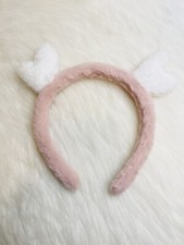 Plush Reindeer Christmas Headband Hair Band Headdress Costume Cosplay Pink New