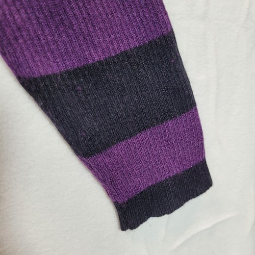 M&Co Knee Length Shift Dress Women Size 14 Purple Knit Long Sleeve - Picture 4 of 10