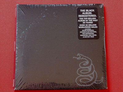 Metallica Black CD Enter Sandman Nothing Else Matters Sad But True New Sealed