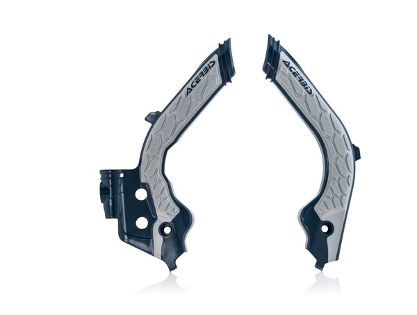 Acerbis X-Grip Rahmenprotektoren Blau Grau FüR Husqvarna Fe 250 2020-2023-image