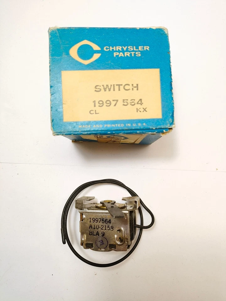 Interruptor termostático evaporador aire acondicionado Chrysler Dodge Plymouth 1961-1963 NOS 1997564 Foto 2 de 3