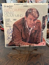 Glen Campbell Gentle On My Mind (Vinyl, 1969) Capitol ST (Autographed)