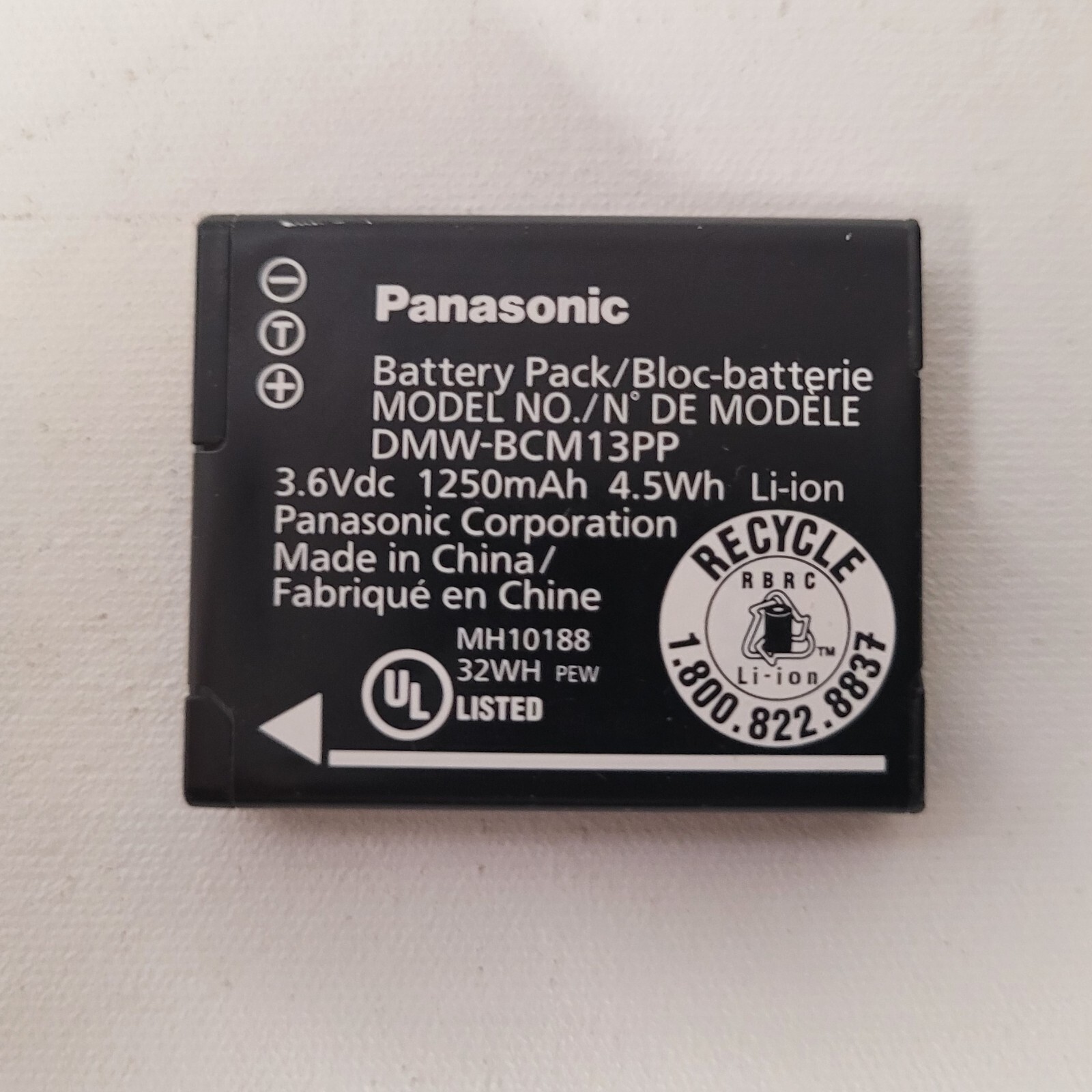 Original OEM Panasonic Lumix DMWBCM13PP Battery Pack Replacement eBay