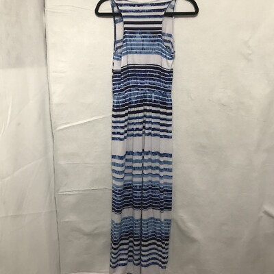 knee length dresses for ladies Faded Glory Blue Tie Dye Maxi Dress- Size S – The Saved Collection