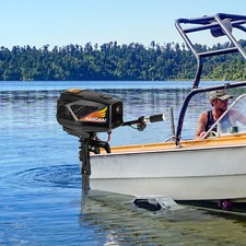 HANGKAI Electric Outboard Motor Fishing Boat Engine Motor Short Shaft 48V 1200W