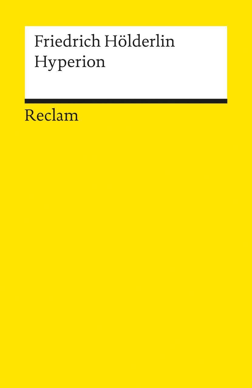Thumbnail - Hyperion Friedrich Hölderlin Taschenbuch Reclam Universal-bibliothek