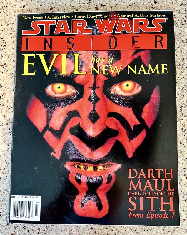 Star Wars Insider Magazine #42 THX Darth Maul Cover George Lucas Frank Oz 1999