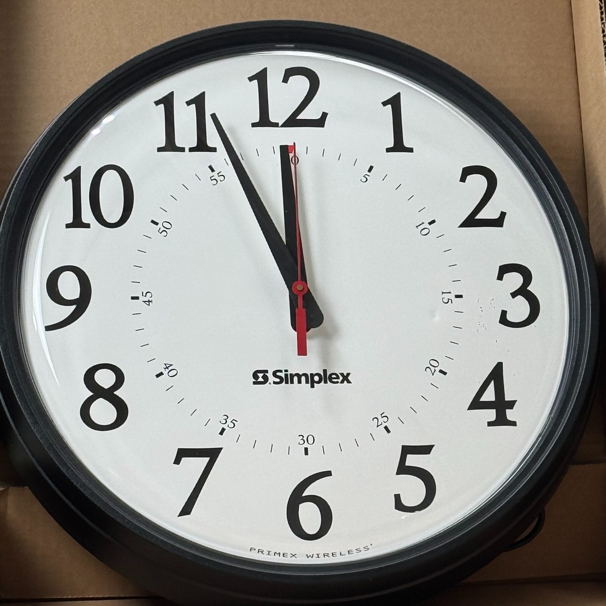 LEXEL掛け時計、プレミアムもの New In Box Primex Simplex 12480A-S Wall Clock 120v | eBay