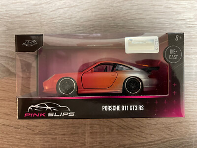 Jada Pink Slips Set of 2 Toyota Supra & Porsche 911 GT3 RS