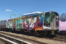 Ten 4 x 6 Photos - New York Subway Trains wit...