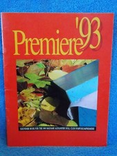 1993 Souvenir Book Madame Alexander Doll Club Symposium/Premiere