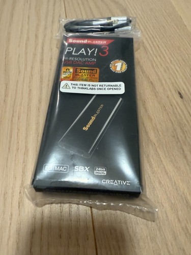 Creative Sound Blaster Play! 3 USB audio interface up to 24bit/96kHz