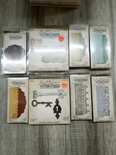 TIM HOLTZ Sizzix Alterations Movers  Shapers, On The Edge, Lot of 8