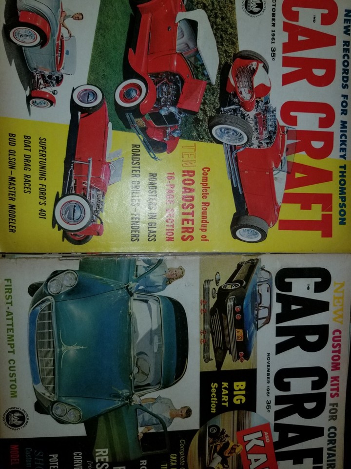 vintage car craft magazine Lot eBay