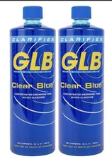 GLB Clear Blue 71404 Lot Of 2 New Bottles