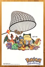 1998 Pokemon Red Blue Game Boy Color Print Ad/Poster Authentic Official Pop Art