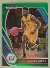 Jaylen Brown #79 2021 Prizm Draft Picks Green Prizm California Golden Bears 