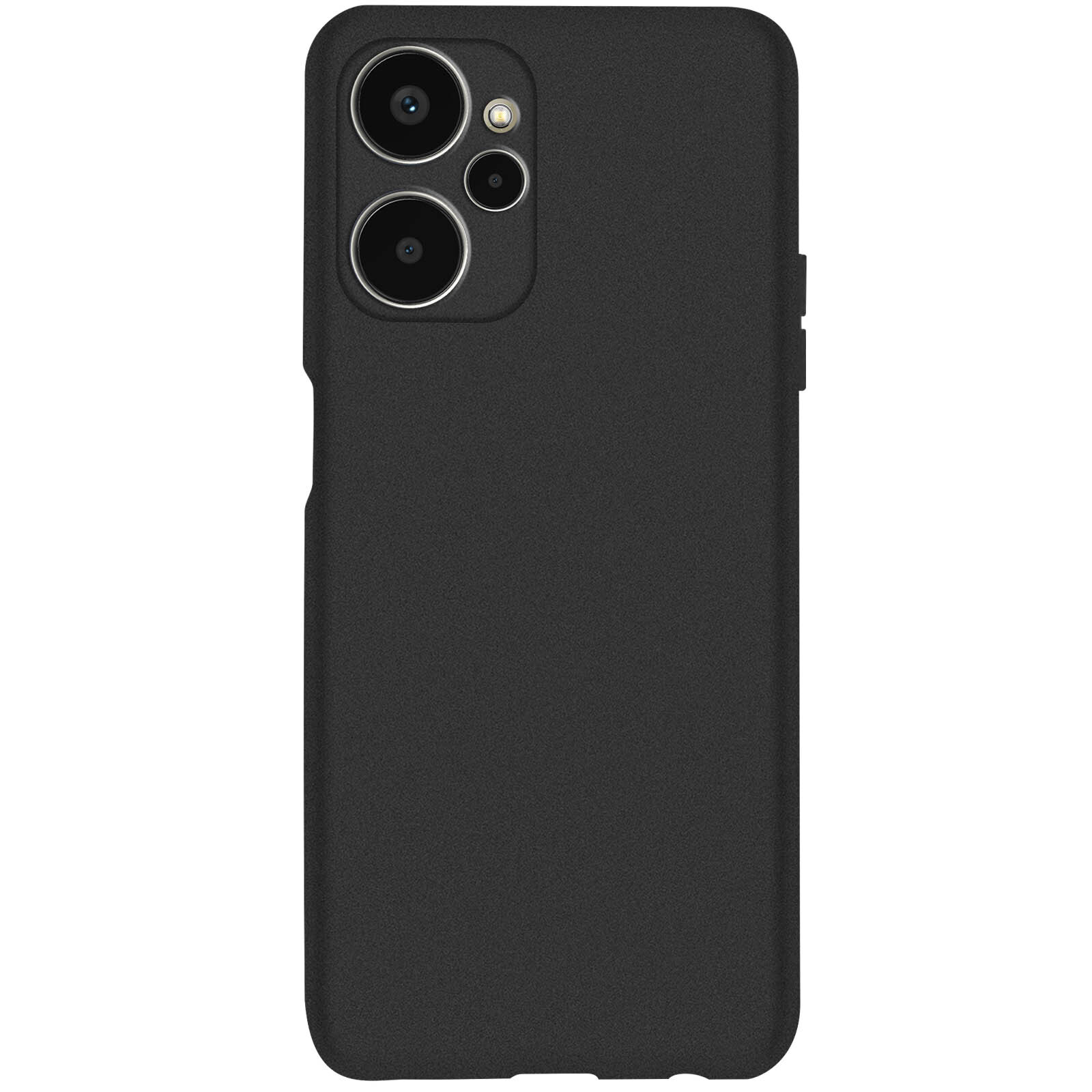 Case for qwe Silicone Flexible Soft Touch Matte Smudge proof Black