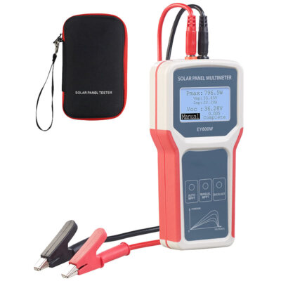 revolt Digitales Solarpanel-Multimeter, bis 800 W, 60 V, 35 A, XL-LCD-Display