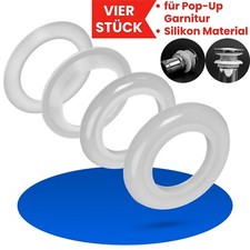 Ersatz Dichtungsset O-Ring Pop-Up Ablaufgarnitur Dichtring Pop Up Dichtungsringe