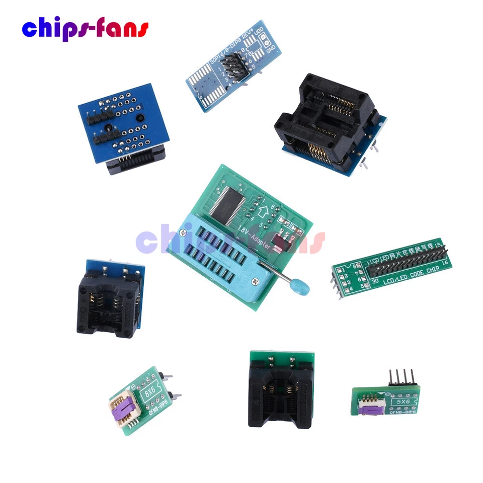 EZP2023 High-Speed USB SPI Programmer+15 Adapters For 24 25 93 95 EEPROM 25Flash - Image 3 of 4