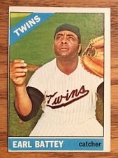 1966 Topps Baseball Earl Battey #240