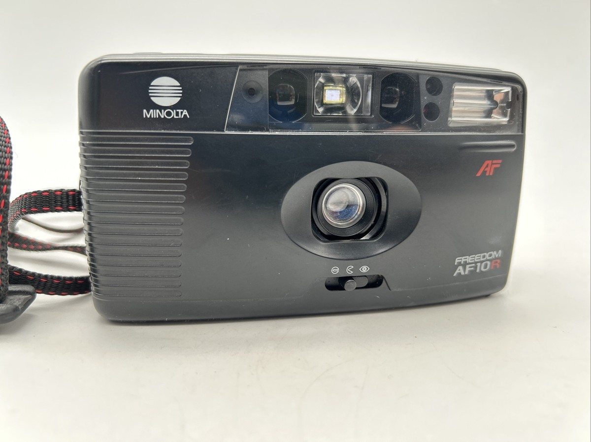 Minolta Freedom AF 10R Date - 35mm Film Camera Black Tested