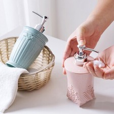 Retro Soap Dispenser Refillable Shampoo Container Body Lotion Pump Bottle US