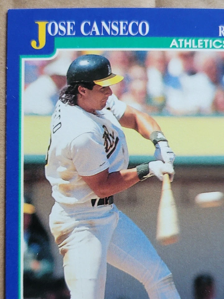 Jose Canseco 1991 Score Baseball Card #1 - Image 2 of 4