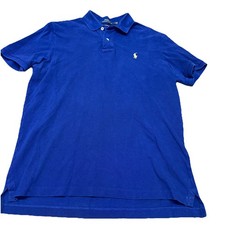 Polo Ralph Lauren Classic Fit Polo 100 Cotton Blue Pony Short Sleeve Men s M