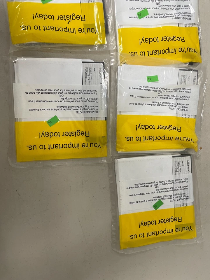 Lote de 3 disquetes de configuración de servidor Windows NT 4.0 sellados con llave de autenticación Foto 3 de 4