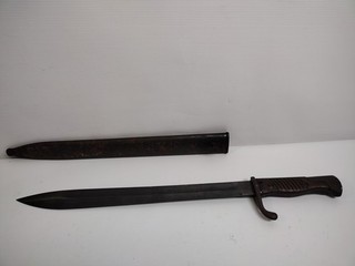 Original WW1 German Army S98/05 BUTCHER BAYONET E & F HORSTER Circa 1918 W18