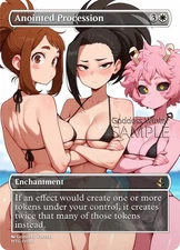 MTG - Anointed Procession - Fanart Borderless Style - EDH / Playtest