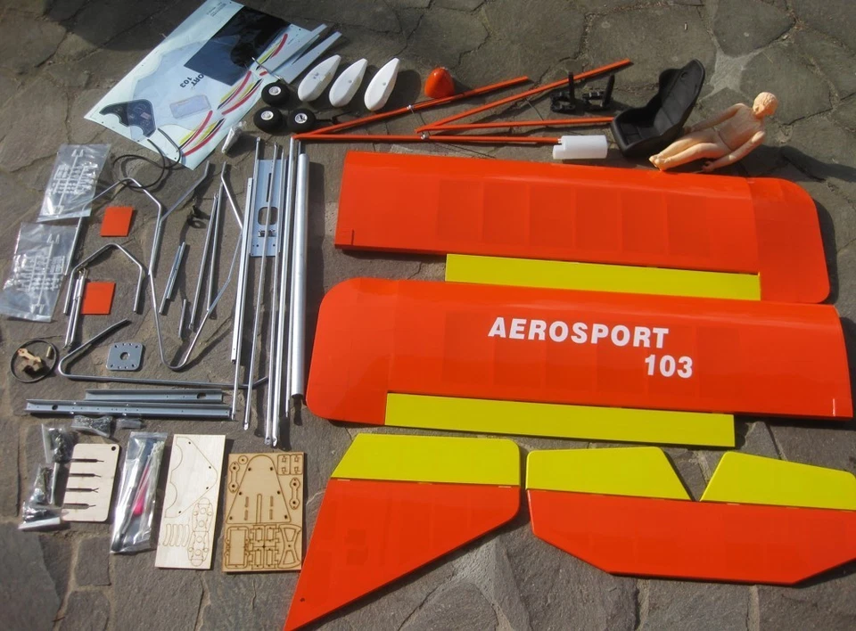 RC 1:3 Ultraleicht 2390mm Aerosport 103 ARF UL ULM EP GP für 6S LiPo bis 30ccm - Bild 4 von 4