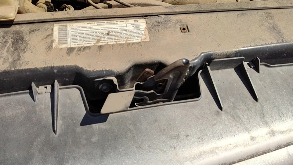 Conjunto de pestillo de capó Express Van 2500 1996-2002 con soporte OEM Foto 4 de 4