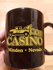 VTG C.O.D. GARAGE CASINO MINDEN NEVADA CERAMIC MUG NEVADA GAMING ADVERTISING