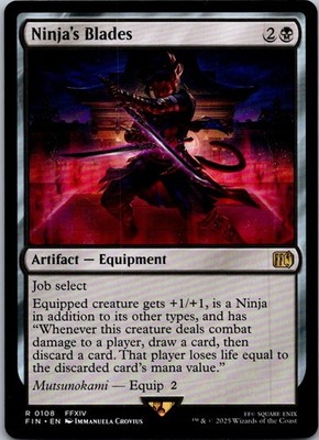 Ninja's Blades R FINAL FANTASY 108 NM Normal