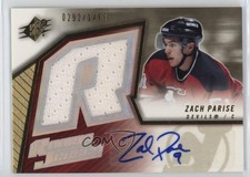 2005-06 SPx Rookie Jersey 292/1499 Zach Parise #163 Auto 0rd2