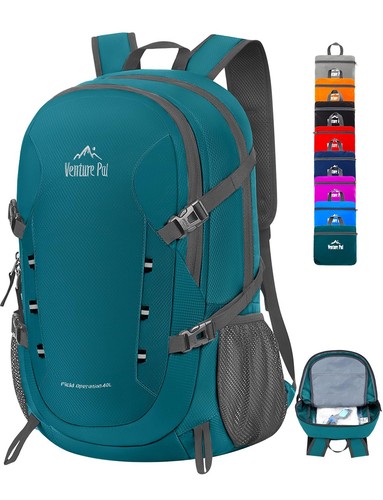 40L Lightweight Packable Travel Hiking Backpack Daypack