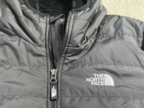 The North Face Jacket Girls Black Puffer Sherpa Mashup GIRLS SIZE M 10/12 - Picture 6 of 11