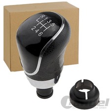 6-GANG SCHALTKNAUF SCHWARZ CHROM für FORD FOCUS 2 3 MONDEO 4 GALAXY S-MAX KUGA