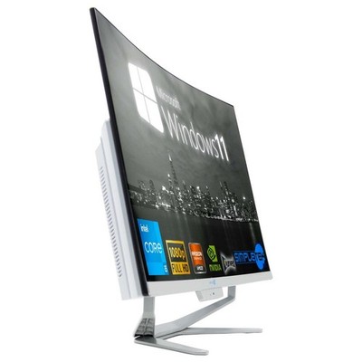 ALL IN ONE I5 27'' CURVED WIN 11 RAM 32GB SSD 960GB GPU RX550 PC GAMING EDITING