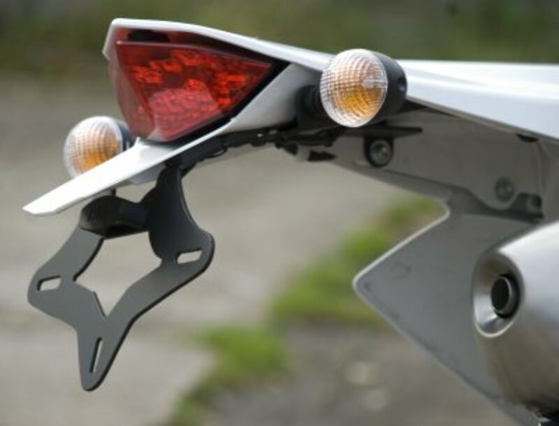 Support de plaque d'immatriculation en aluminium noir Husqvarna TE 125 SMR630
