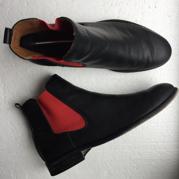 Men Hackett Heels Black Leather 43